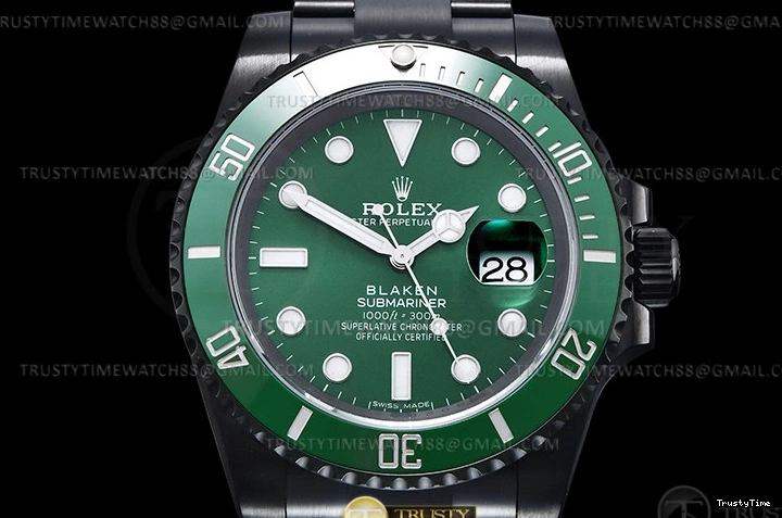 1121 ROLSUB0425A – Blaken Sub 116610LV PVD SS Black V6F V2 VS Cozy 1051